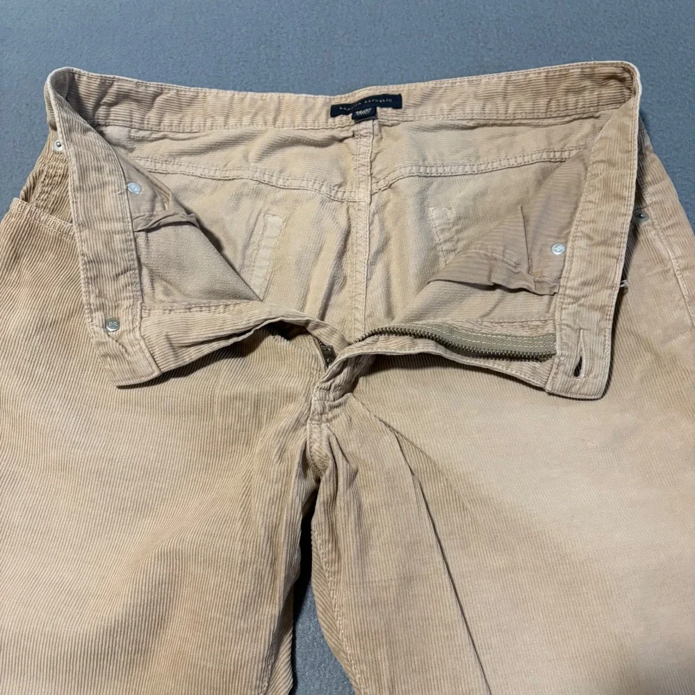 Vintage Banana Republic Corduroy Pants Mens 34x30 Tan Straight Leg 324686-00